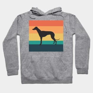 Greyhound Dog Vintage Sunset Hoodie